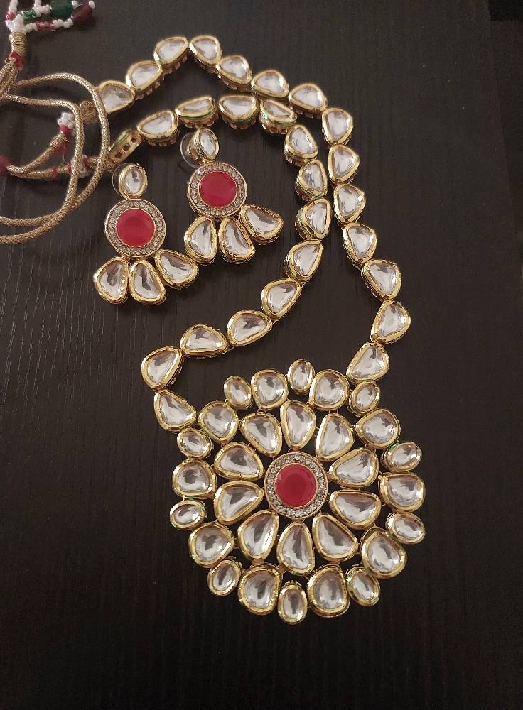 Fashion Jewellery Kundan Long Haar