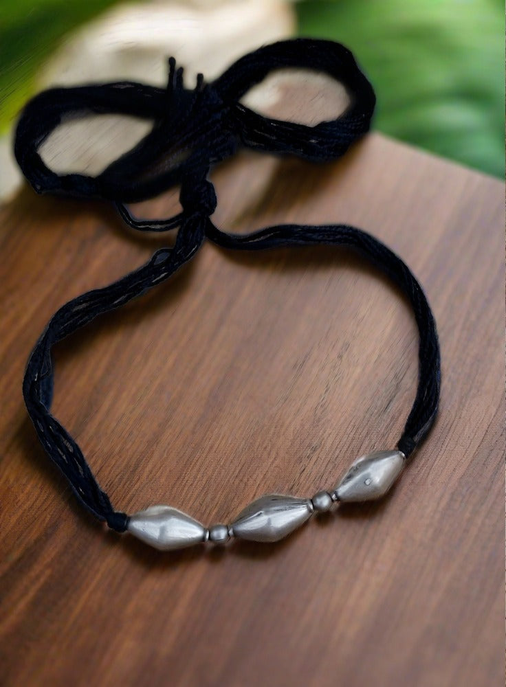 Sterling Silver Choker Silver Choker Bohemian Dolki Choker..Banjaran