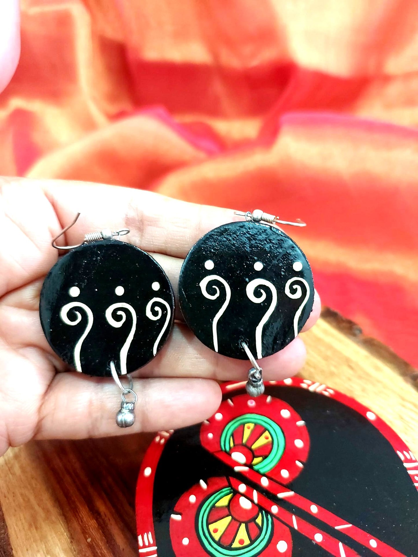 925 Sterling Silver Jewellery Silver Jewellery Warli Big Leaf Silver Fusion Necklace Set