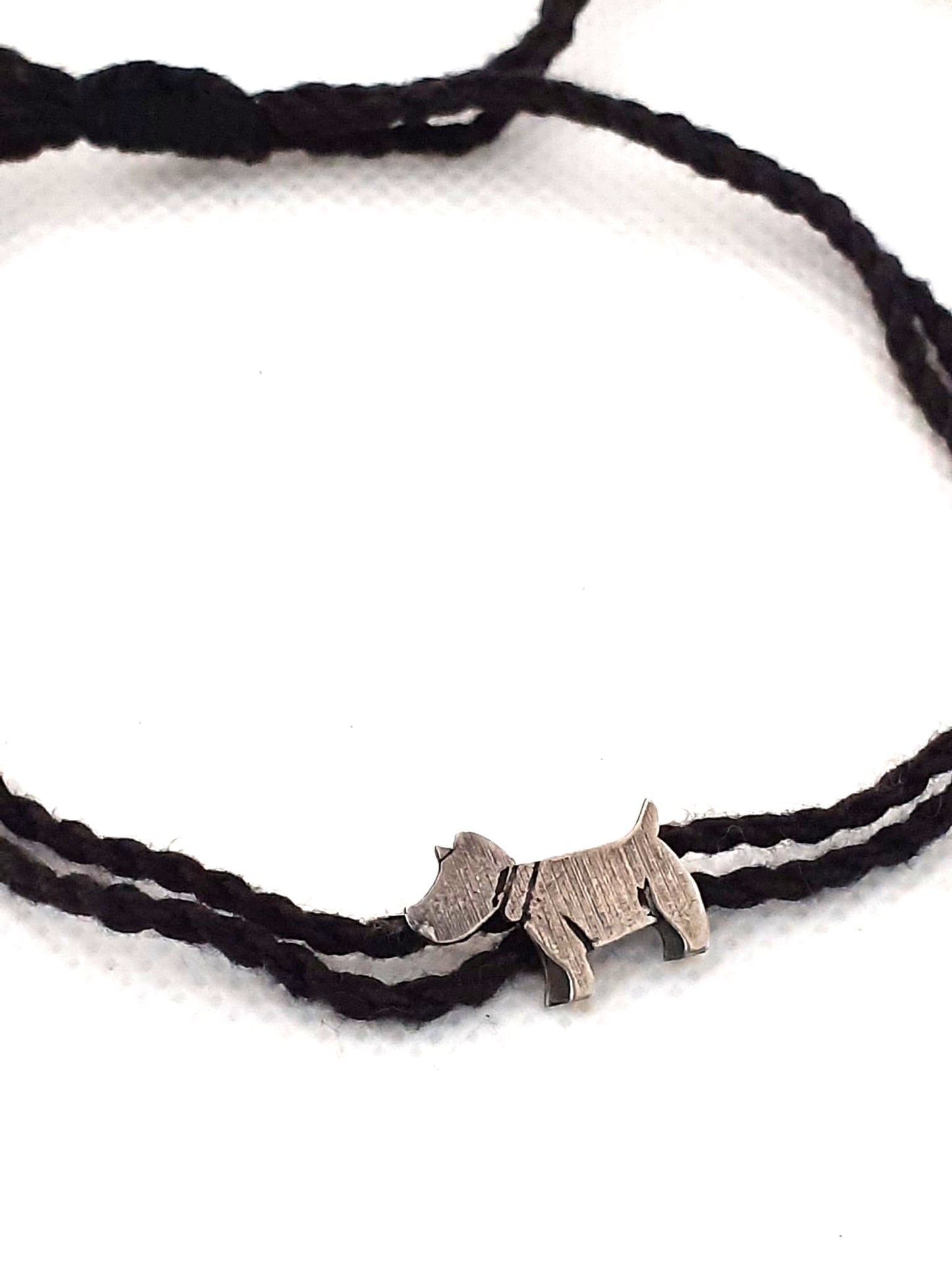 Sterling Silver Jewellery...Thread Anklets Anklets Black Thread Anklets Dog Nazar Battu...Nazariya