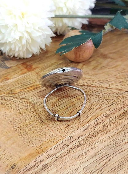 Sterling Silver JEwellery..Sterling Silver Finger Rings Silver Spiral Oval Shape Finger Ring..Banjaran