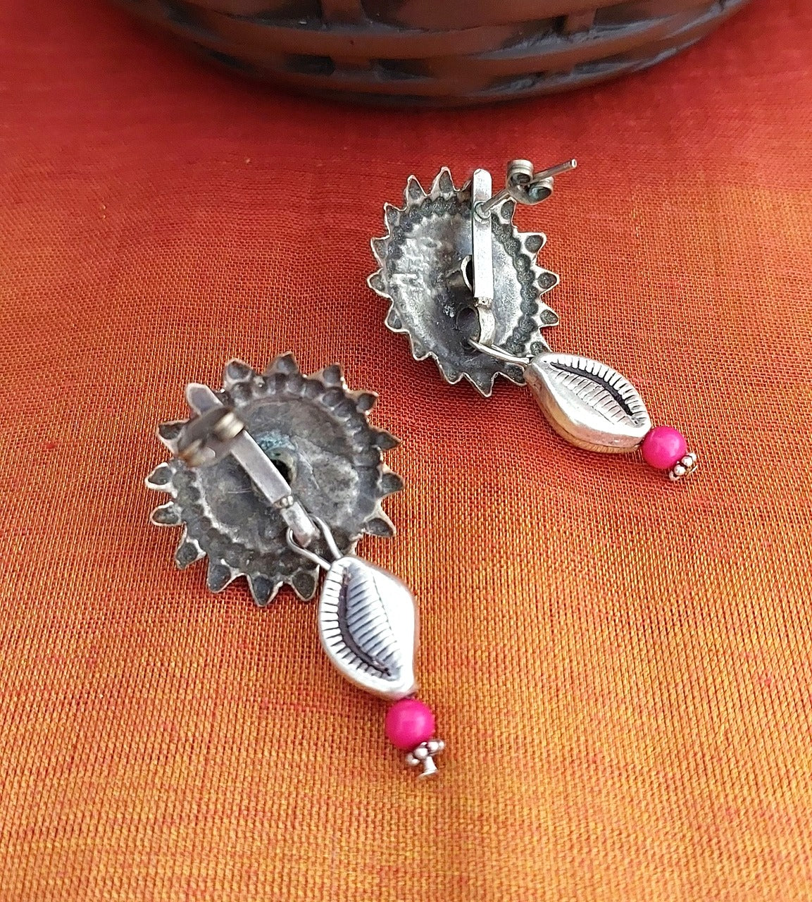 Sterling Silver Earring Silver Borla Stud Earring Dangler